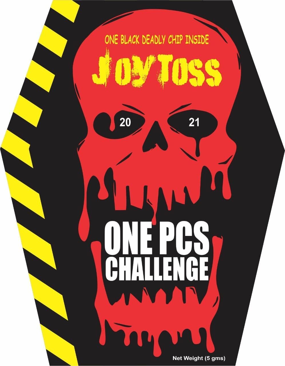 Joy Toss Challenge One Black Deadly Chips Inside 5 Gm