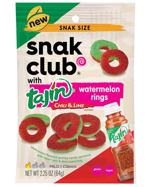 Tajin Snak Club Chili & Lime Watermelon Rings 2.25 oz