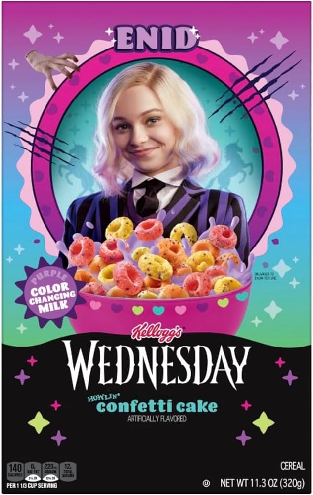 Kelloggs Wednesday Enid Confetti Cake 12 Oz
