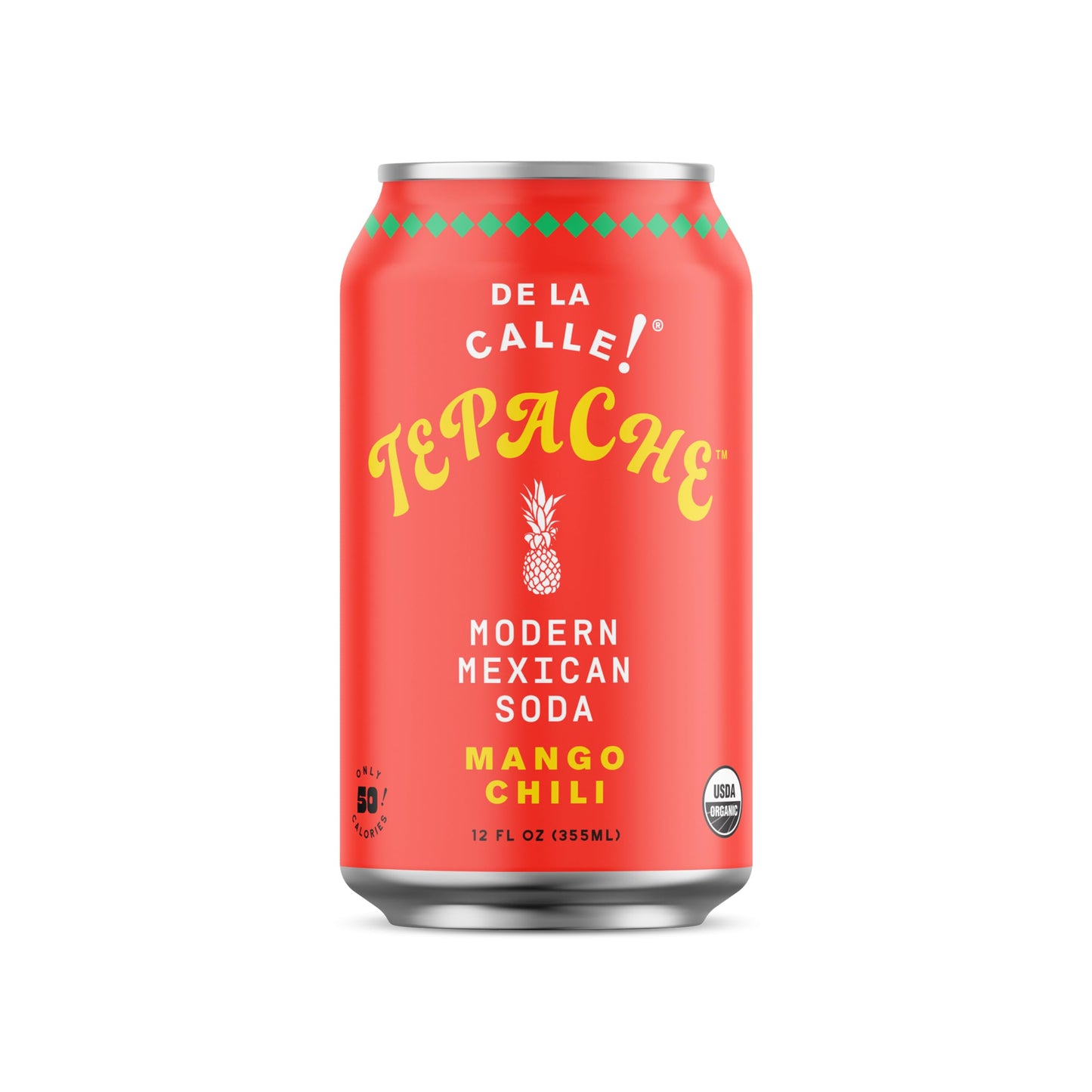 De La Calle Tepache Modern Mexican Soda Mango Chili 12 Fl Oz