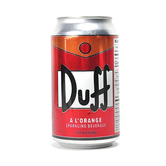The Simpsons Duff A L Orange - Sparkling Beverage