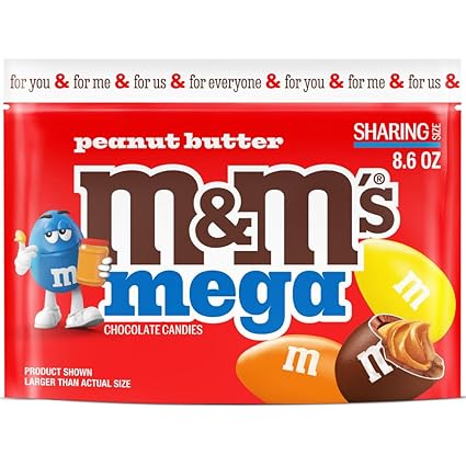M&M'S Mega Peanut Butter 8.6 Oz
