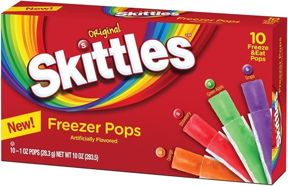 Skittles Freezer Pops 10 oz