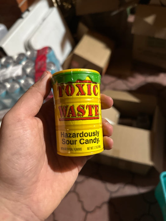 Toxic Waste Hazardously Sour Candy 1.7 oz