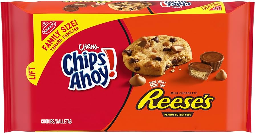 Chips Ahoy! Chewy Reese's Family Size 14.25 oz