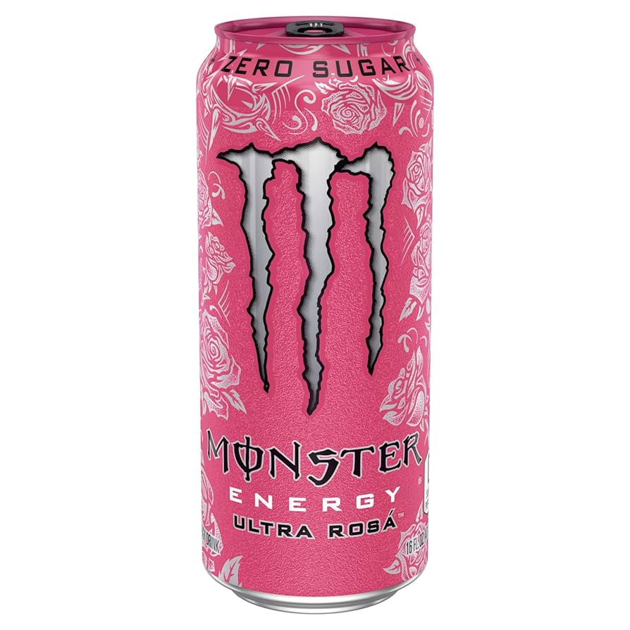 Monster Energy Ultra Rosa Zero Sugar 16 FL OZ