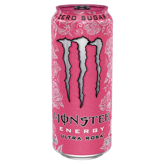 Monster Energy Ultra Rosa Zero Sugar 16 FL OZ