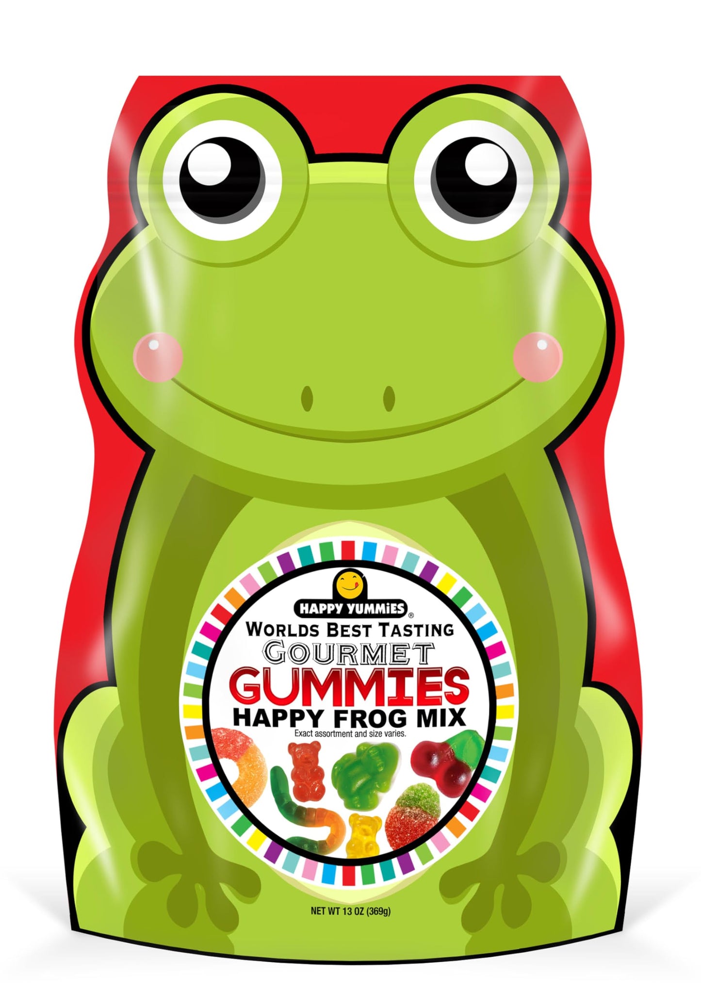 Happy Yummies Worlds Best Tasting Gourmet Gummies Happy Frog Mix 13 oz