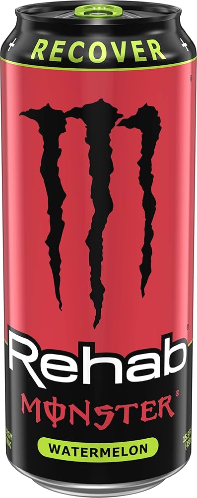 Monster Rehab Watermelon Energy Drink 15.5 FL OZ