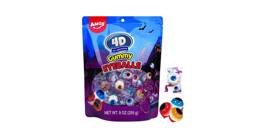 Amos 3D Gummy Eyeballs 9 Oz