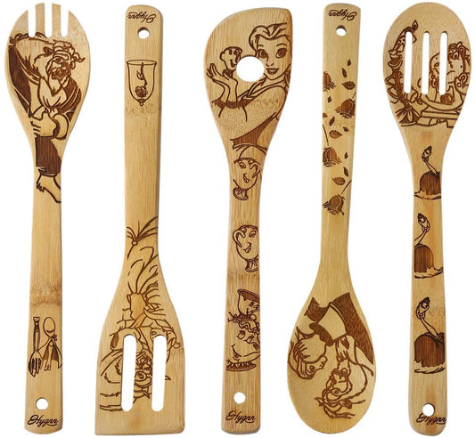Disney Cucharas La Bella y La Bestia Set 5