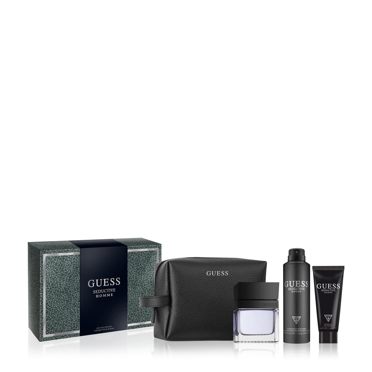 Guess Seductive Homme 3.4 oz/ 6.0 oz/ 3.4 oz