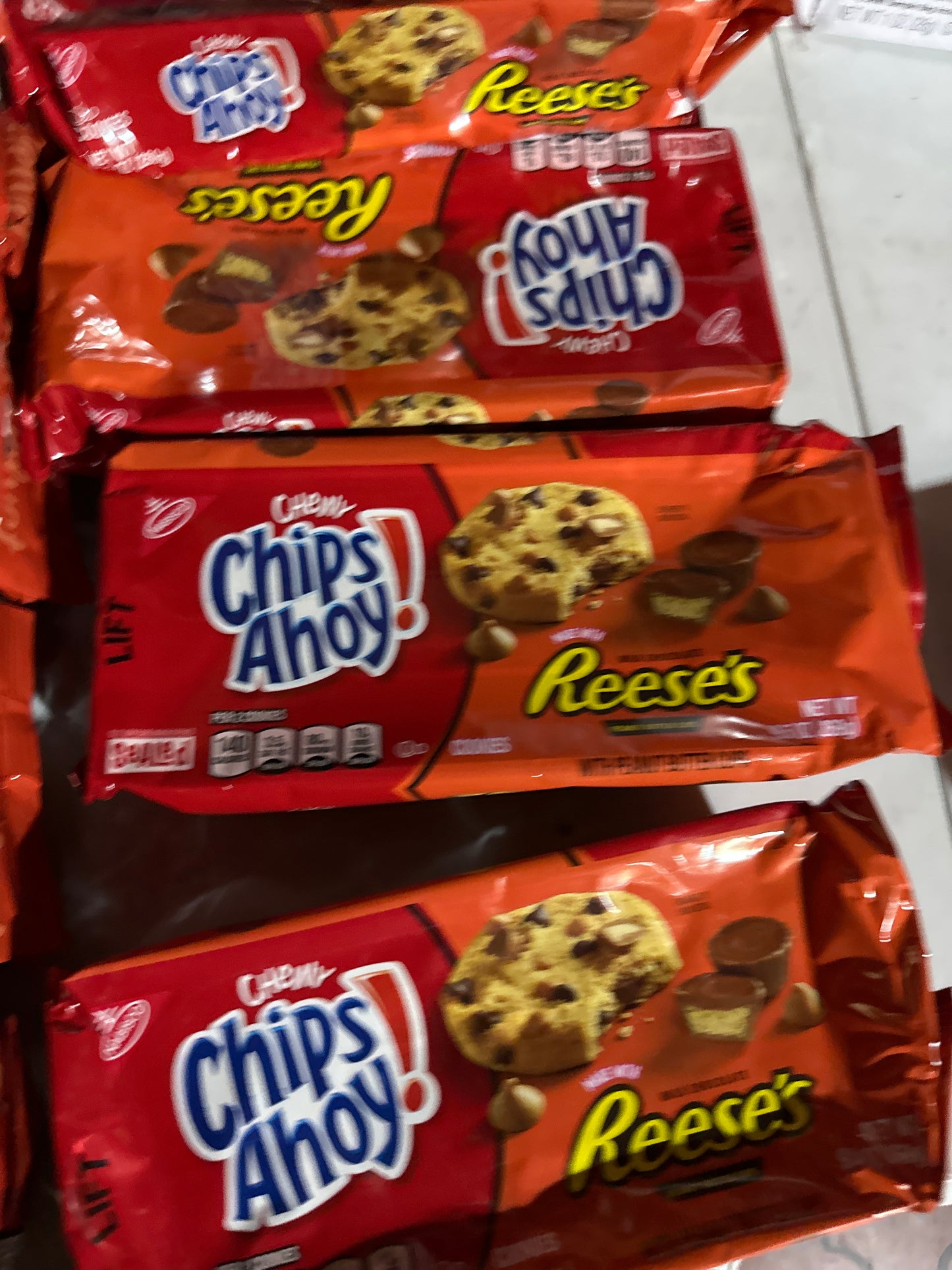 Chips Ahoy Chewy Reeses 9.5 oz