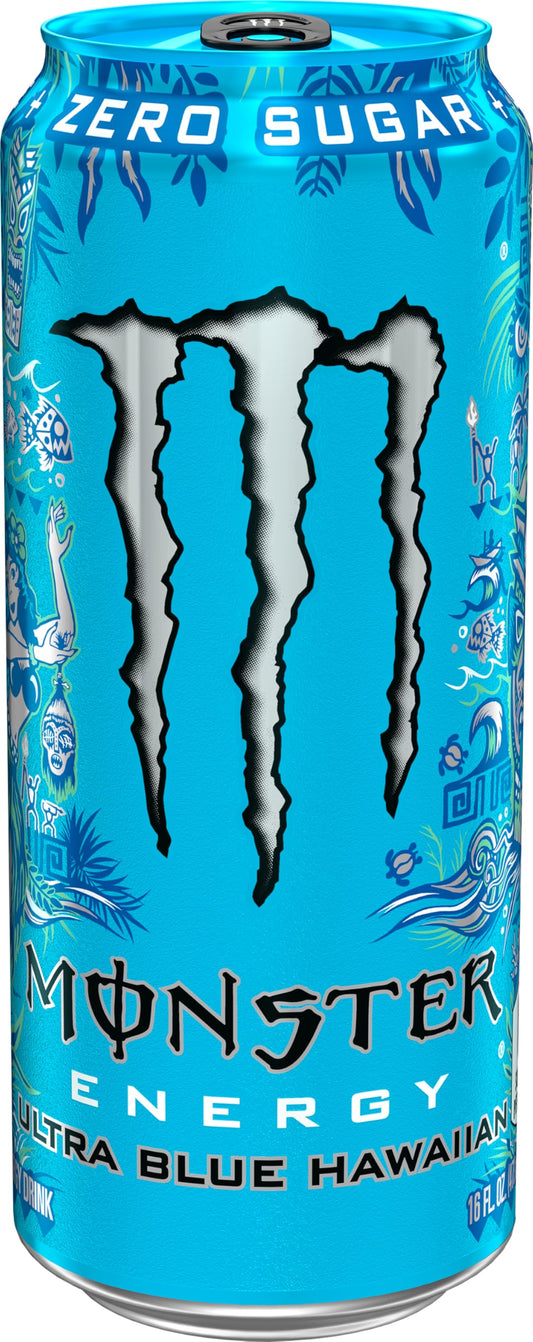 Monster Energy Ultra Blue Hawaiian Zero Sugar 16 FL OZ