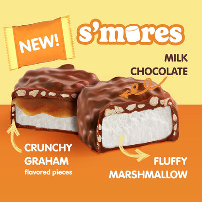 Whitman'S S'Mores Caramel Milk Chocolate Crunchy Graham 7.3 Oz 10 Pieces