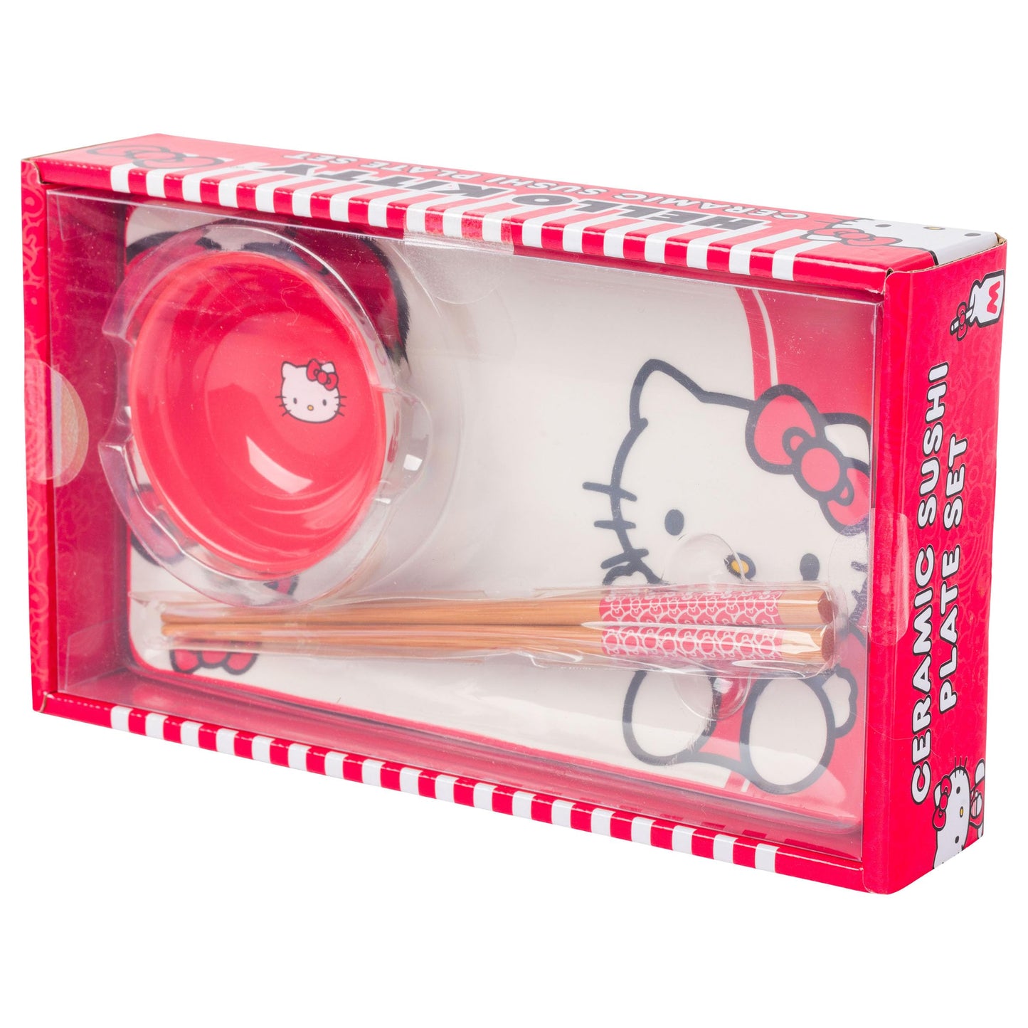 Hello Kitty Ceramic Sushi Plate Set