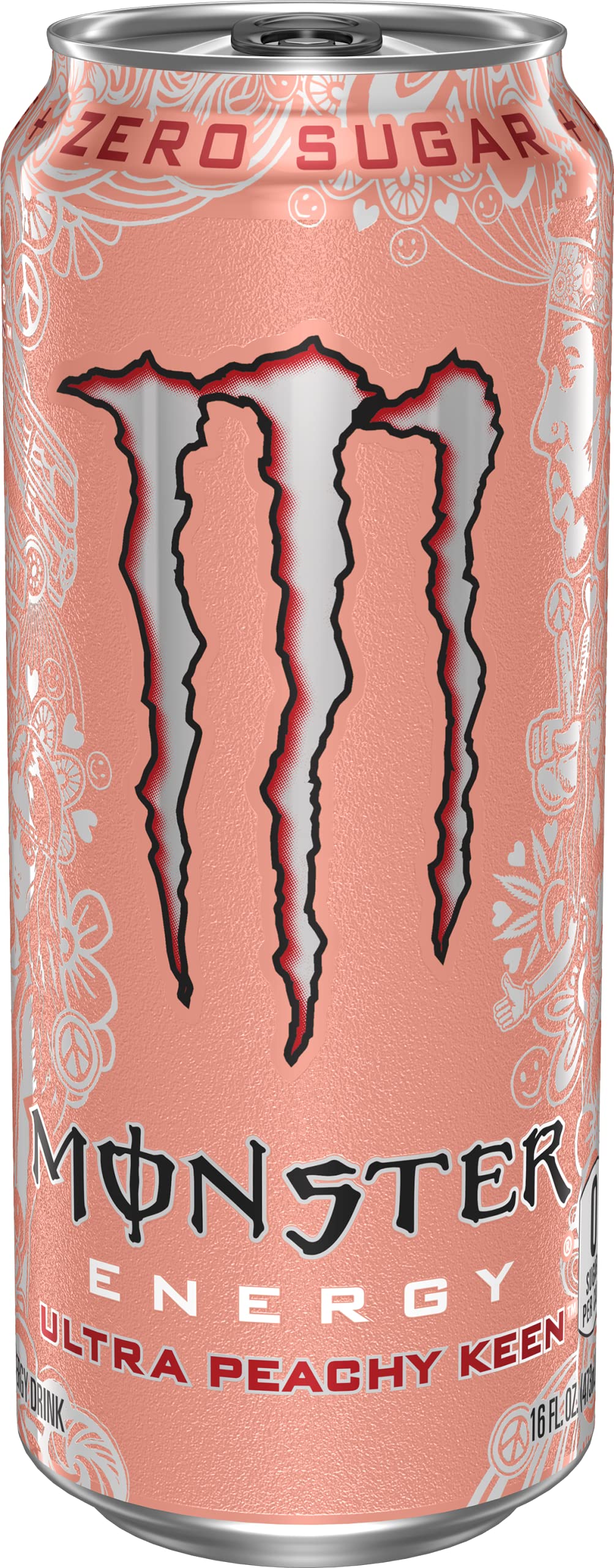 Monster Energy Ultra Peachy Keen 16 FL OZ