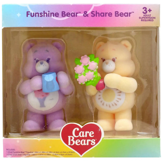 Care Bears Funshine Bear & Share Bear - Exclusive 2-Minifigure Pack