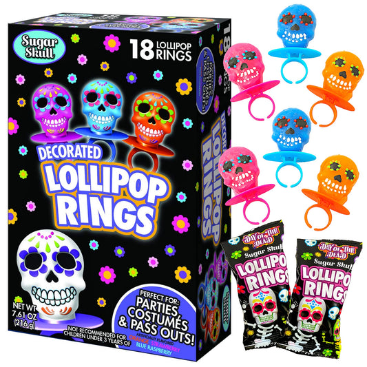 Lollipop Rings Day of the Dead 1 u