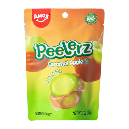 Amos Peelerz Gummy Caramel Apple 3 Oz