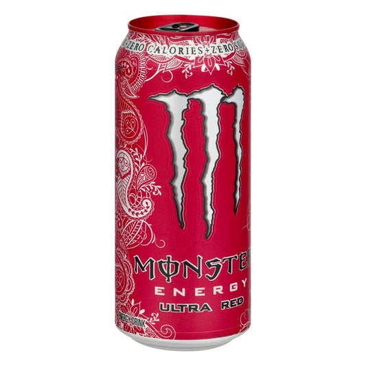 Monster Energy Ultra Red Zero Sugar 16 FL OZ