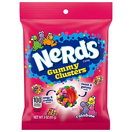 Nerds Gummy Clusters Rainbow 3 Oz
