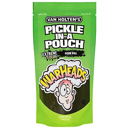 Van Holten'S Sour Dill Warheads Extreme Sour Pickle 1 Oz