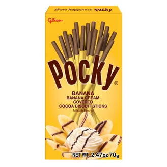 Glico Pocky Banana Cream Covered Biscuit Sticks 2.47 OZ
