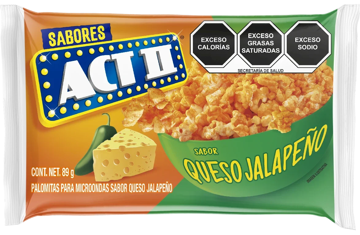 ACT II Sabor Queso Jalapeno 89g