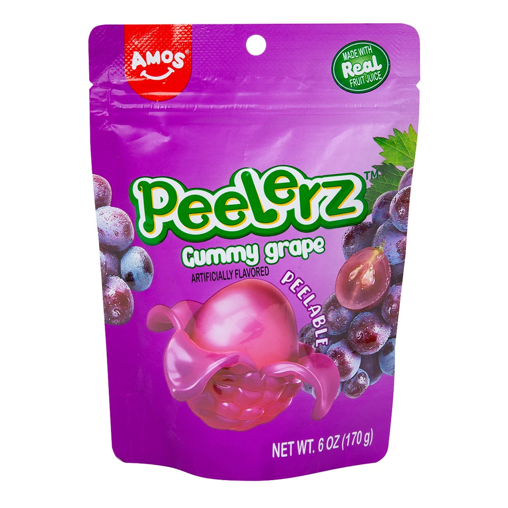 Amos Peelerz Gummy Grape 6 Oz