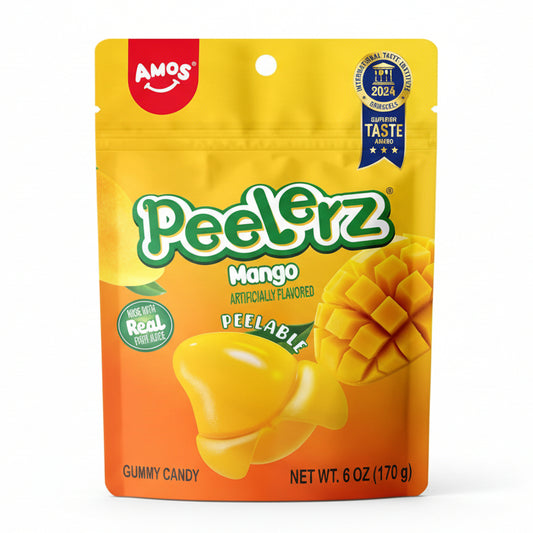 Amos Peelerz Gummy Mango 6 Oz