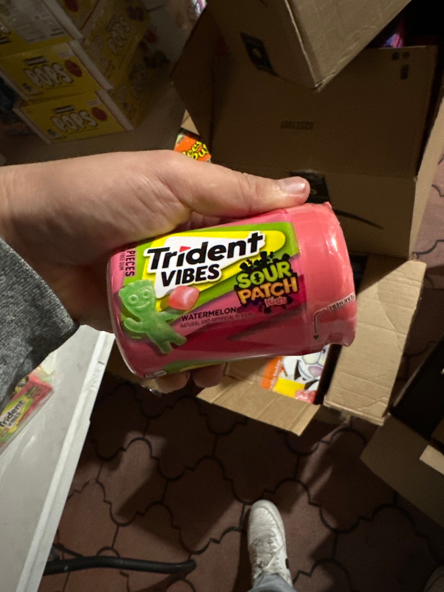 Trident Vibes Sour Patch Kids Watermelon 40 ct