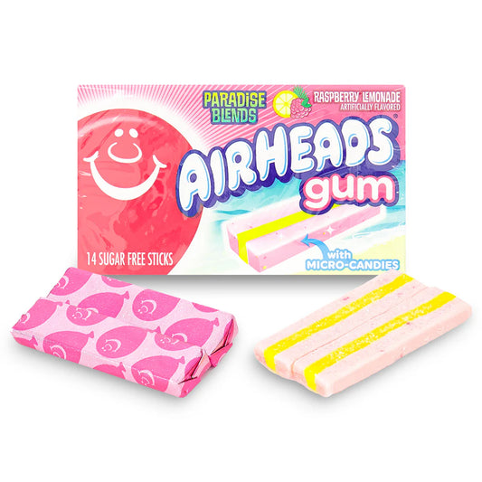 AirHeads Gum - Paradise Blend Raspberry Lemonade