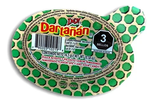 Indy Dartanan Dulce Picosito Sabor Tamarindo 1 Ct