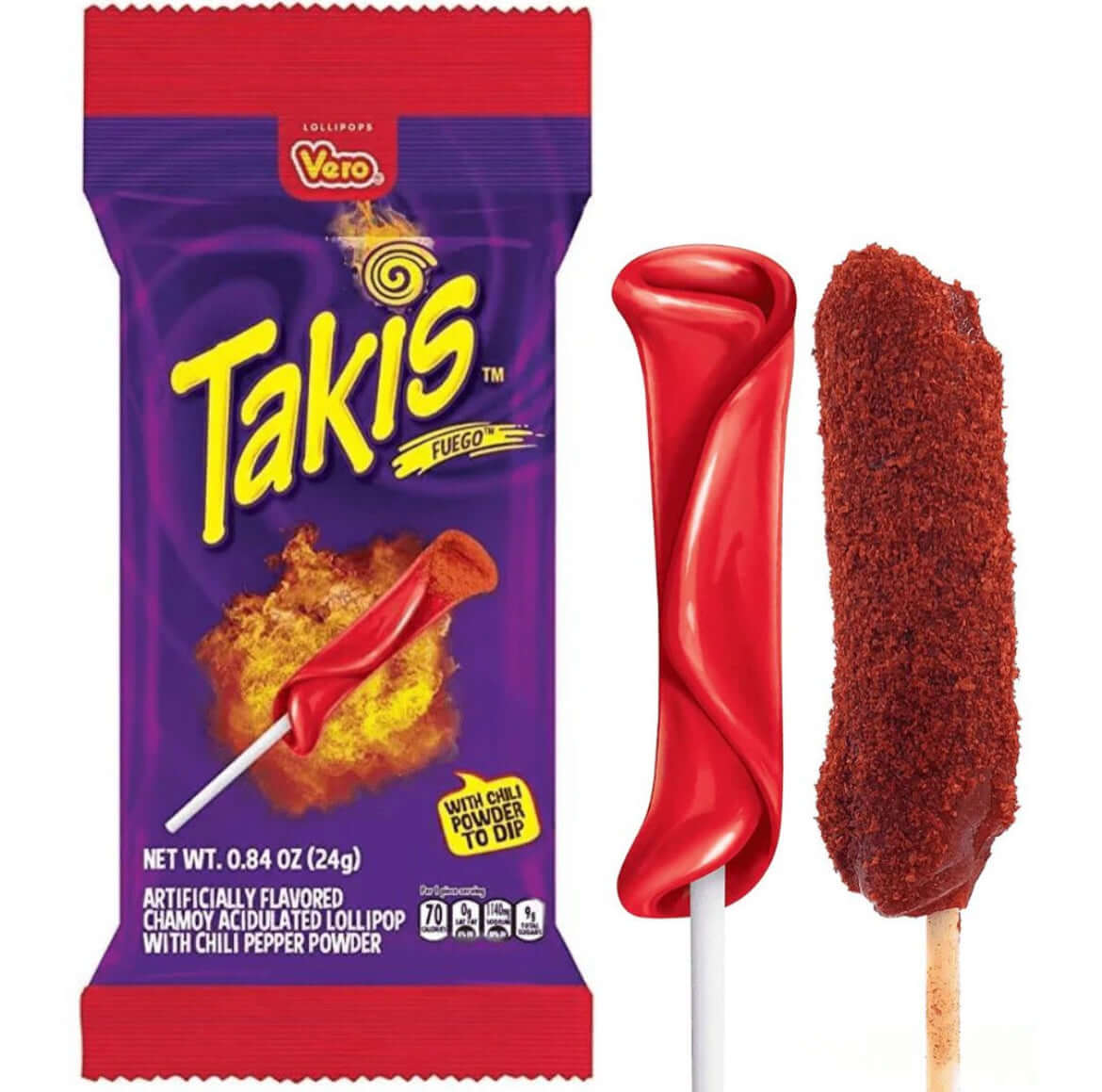 Vero Takis Fuego Lollipops 1 u