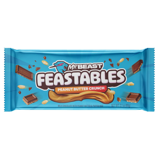 Mr Beast Feastables Peanut Butter Crunch 2.1 oz