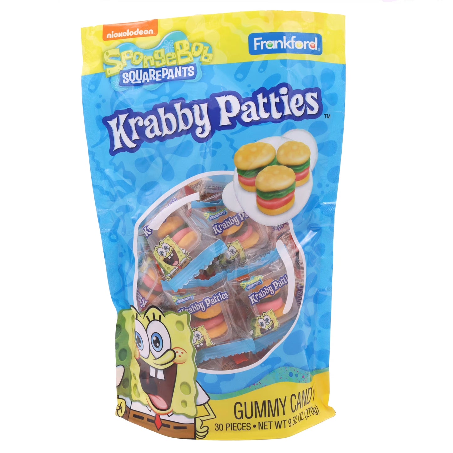 Krabby Patties Bob Esponja Gummy Candy 9.52 oz