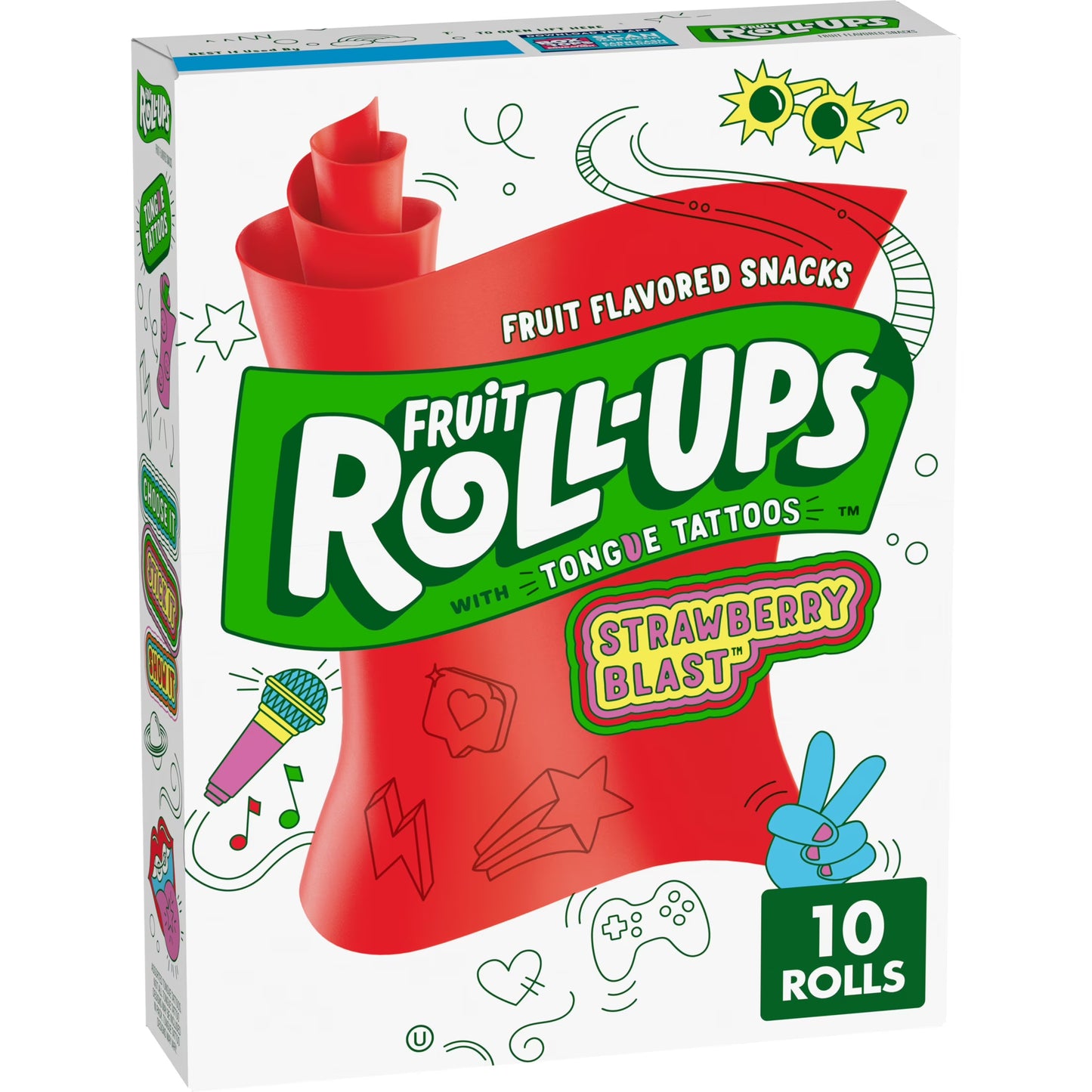 Fruit Roll Ups Strawberry Blast 10-0.5 oz