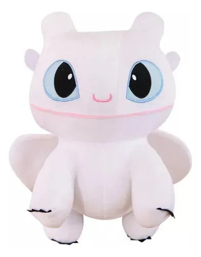 Peluche Furia Luminosa Dragón Blanco