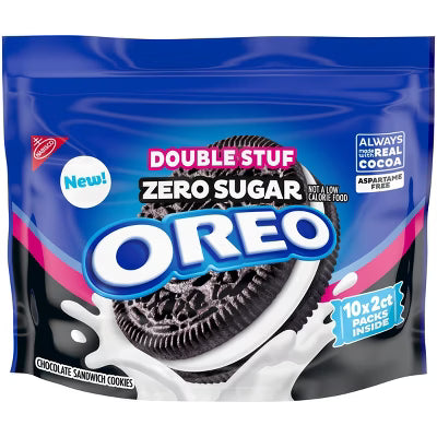 Oreo Double Stuf Zero Sugar 10-1.03Oz