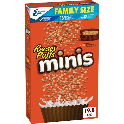 Reese's Puffs minis Family Size 19.8 oz