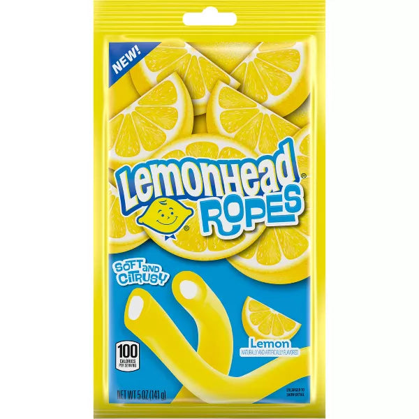 Lemonhead Ropes Soft And Citrusy 5 Oz