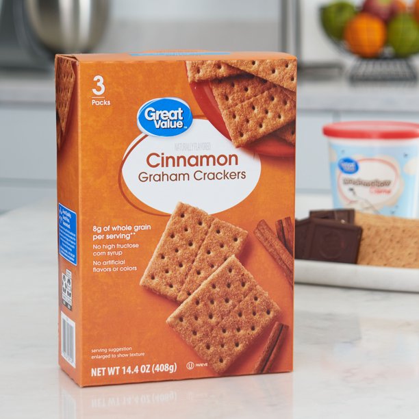 Great Value Cinnamon Graham Crackers 14.04 Oz