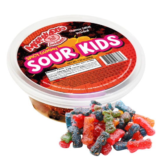 Marranadas Enchilados Spicy Gummy Sour Kids 7.25 Oz (206G)