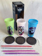 Tumbler 4 Set Villans 24oz