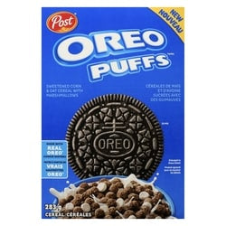 Post Oreo Puffs Cereal 16.5 OZ