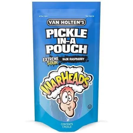Van Holten'S X Warheads Extreme Sour Blue Raspberry Pickle