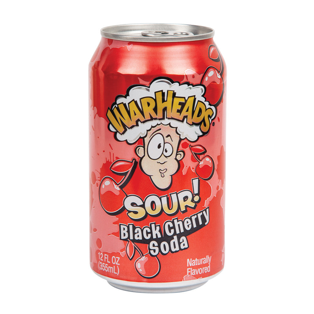 Warheads Sour Black Cherry Soda 12 fl