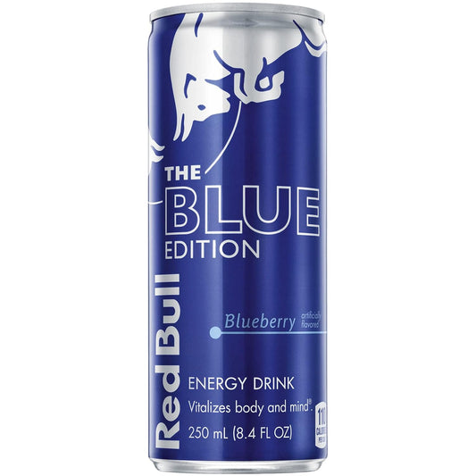 Red Bull The Blue Edition Blueberry Energy Drink 8.4 oz