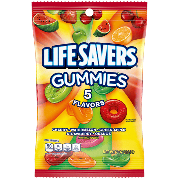 Life Savers Gummies 5 Flavors 7 oz